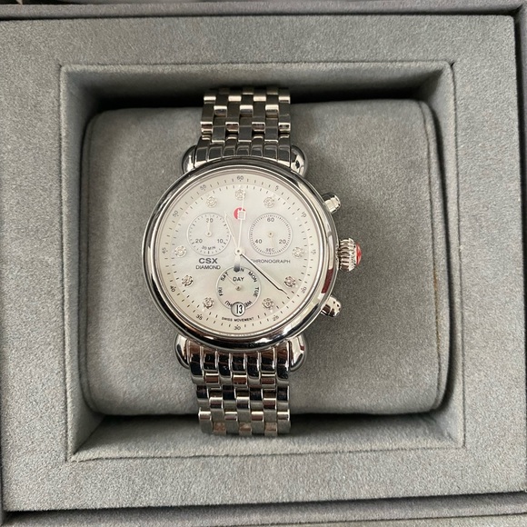Michele Accessories - Michele watch with diamonds